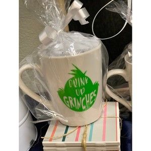 Grinch Mug | Drink up Grinches | Gift wrapped | Christmas Gift